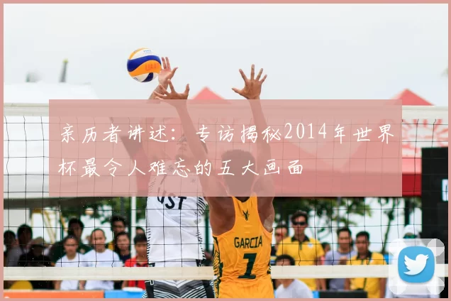 亲历者讲述:专访揭秘2014年世界杯最令人难忘的五大画面