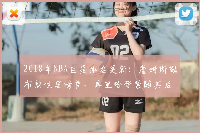 2018年NBA巨星排名更新：詹姆斯勒布朗位居榜首，库里哈登紧随其后